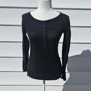 Black Long Sleeve Women's Top
